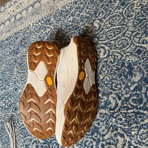 Kids White and Brown Shoes